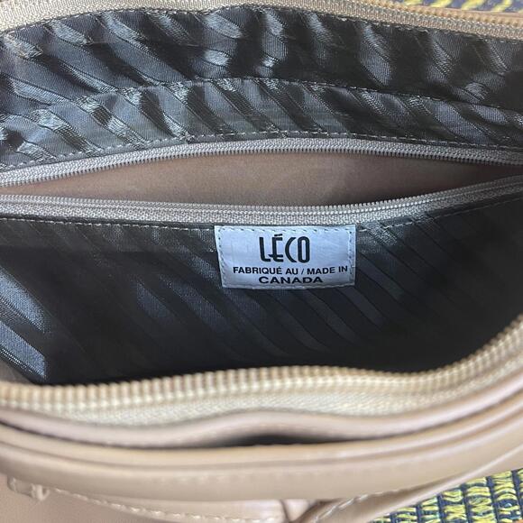 Vintage NWOT 80s Leco Leather Shoulder Bag - Picture 4 of 6